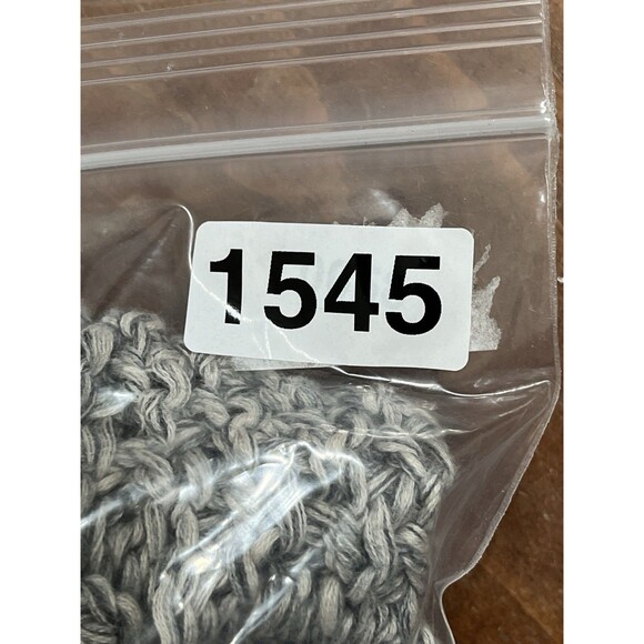 Cabi Gray Open Front Round Hem Open Knit Cardigan Sweater Med Y2K Grunge Boho - Picture 15 of 15